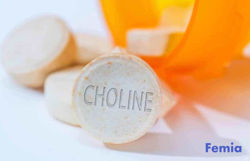 An image of a choline pill.